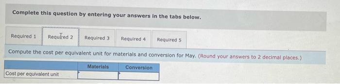 prior to completion. Information on work in the first department, Cooking, is