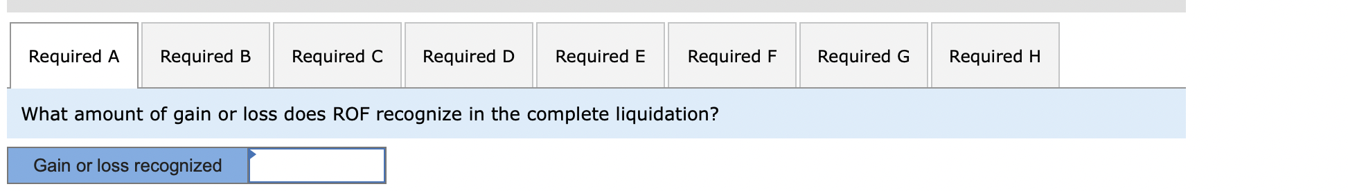 Oak Furniture (ROF). After liquidating its remaining inventory and paying off its