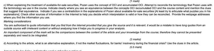 following article "Is it Fair to Blame Fair Value Accounting for the