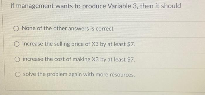 Name Value Cost Variable $B$6 3 0 30 23 17 1 Variable