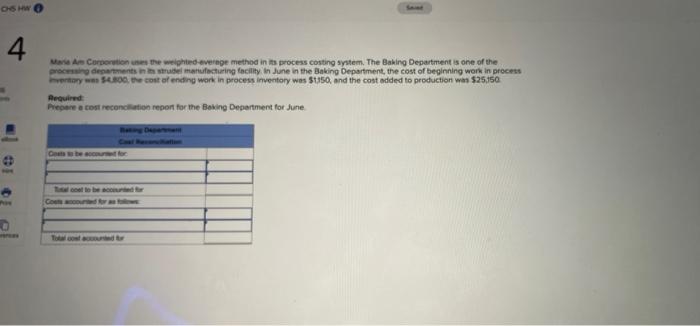 Prep Department, the first processing department in a company that uses process