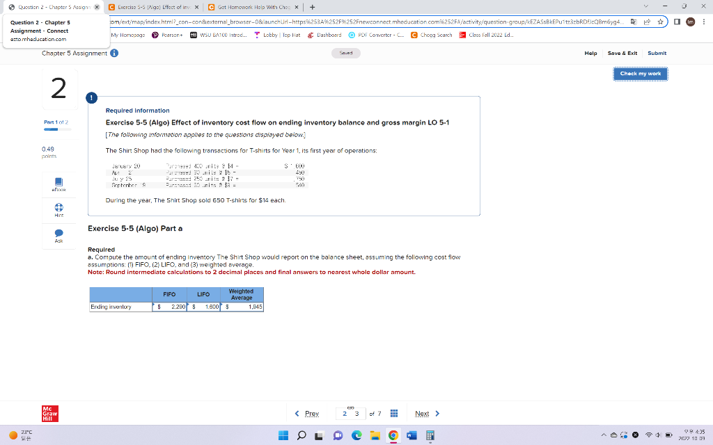  2 - Chapter 5 Assign x Exercise 5-5 (Nigo) Effect of