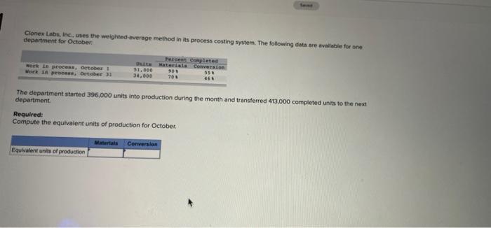 costing system. Data for the Assembly Department for May appear below Work