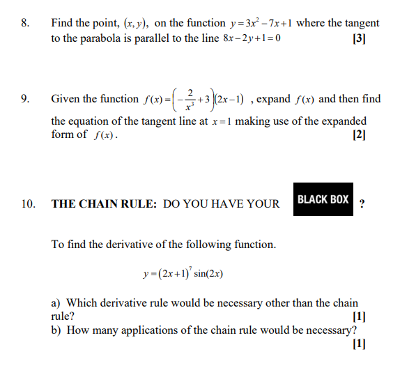 where the tangent to the parabola is parallel to the line 8x-2y+1=0