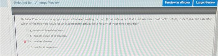  Selected Item Attempt Preview Preview In Window Large Preview Shubelik Company
