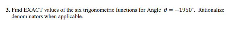 circle diagram. Here is a practice question for reference. 3. Find EXACT