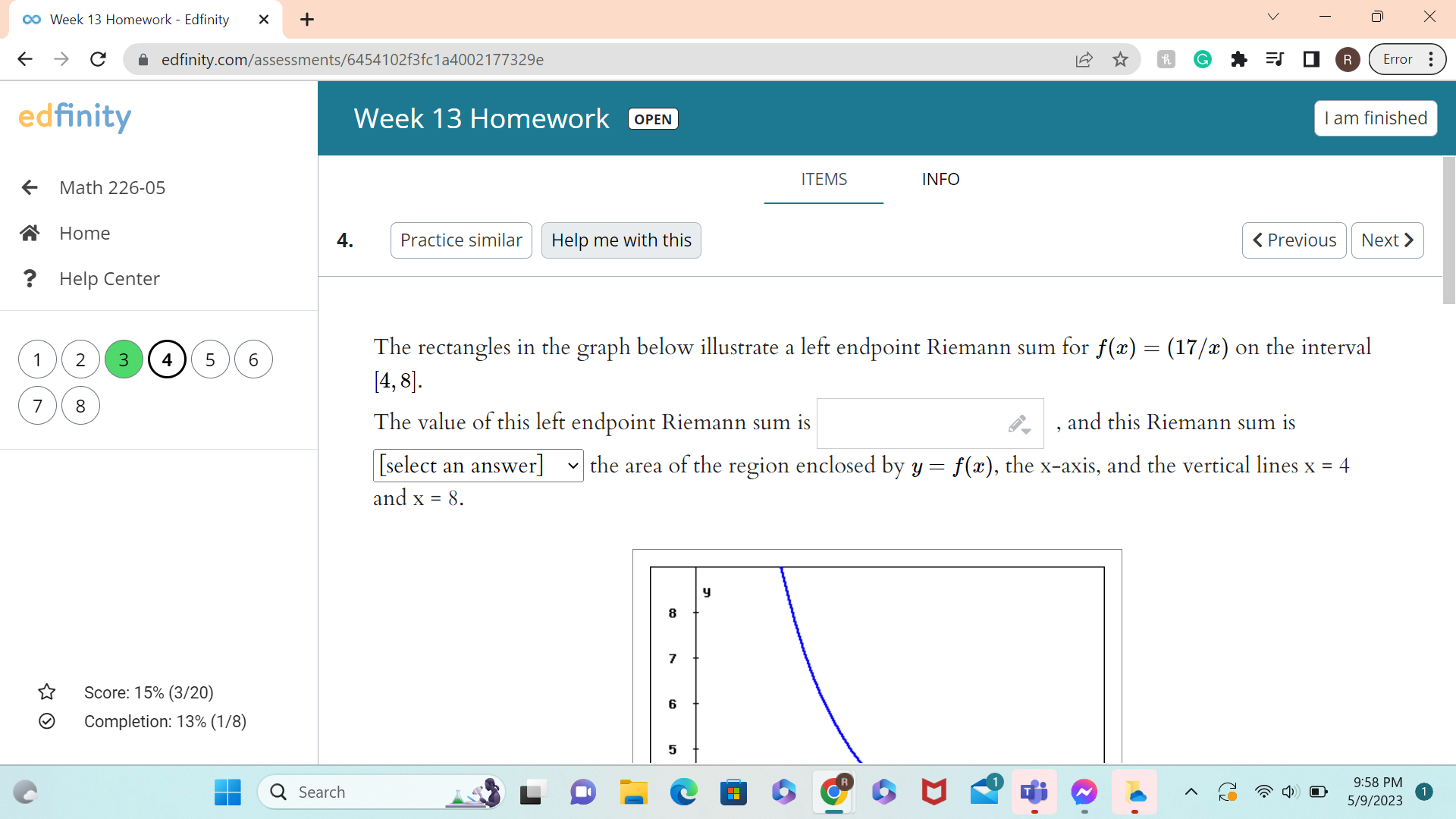 3 4 5 6 8 A N -pi/2 pi/2 3pi/2 -1 Score: