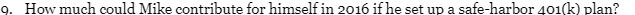 uv a safe-harbor 401(k) Dlan?