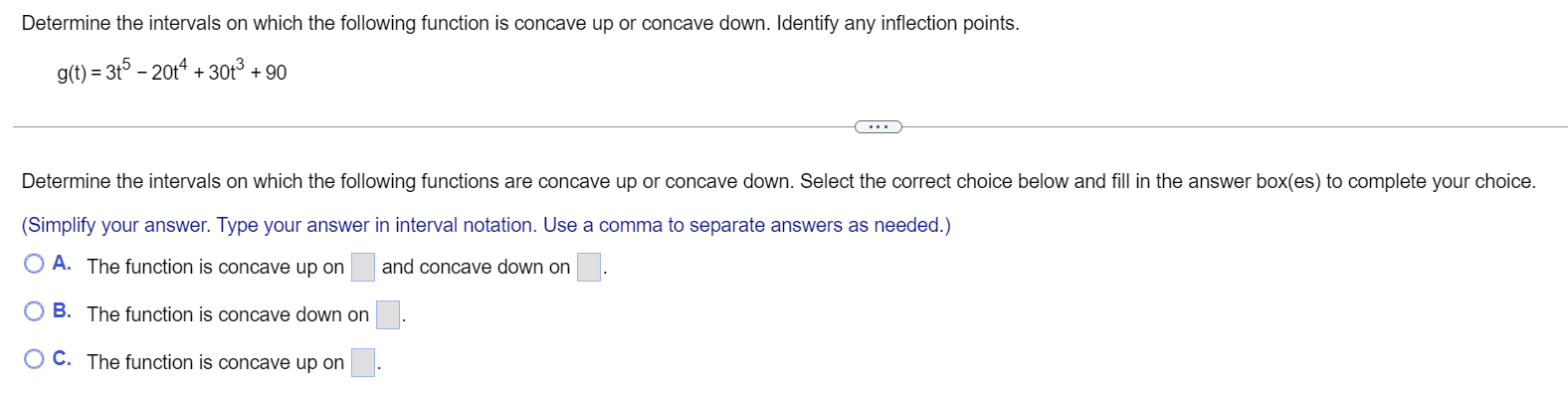 + 3013 + 90 . . . Determine the intervals on which