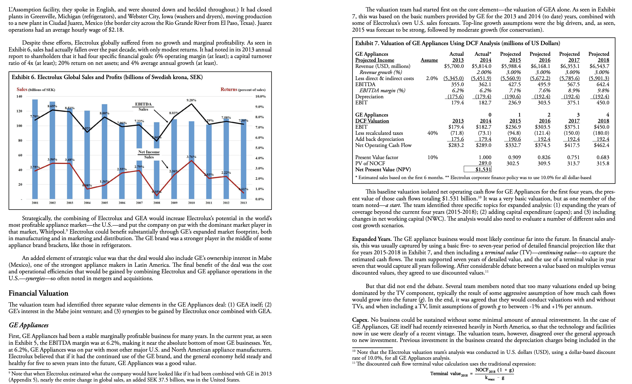 billion spent spiffing up the business, and divide the resulting $5 billion