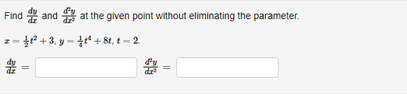 2: y = Tangent line 3: y = Find du d'y and