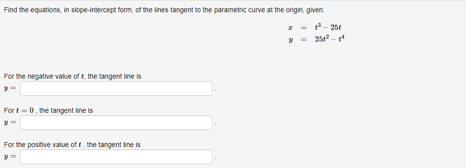 y = 2+ + 3t2 + 1. (a) List all of the