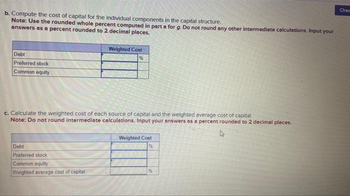 cost of capital [LO11-1] A-Rod Manufacturing Company is trying to calculate its