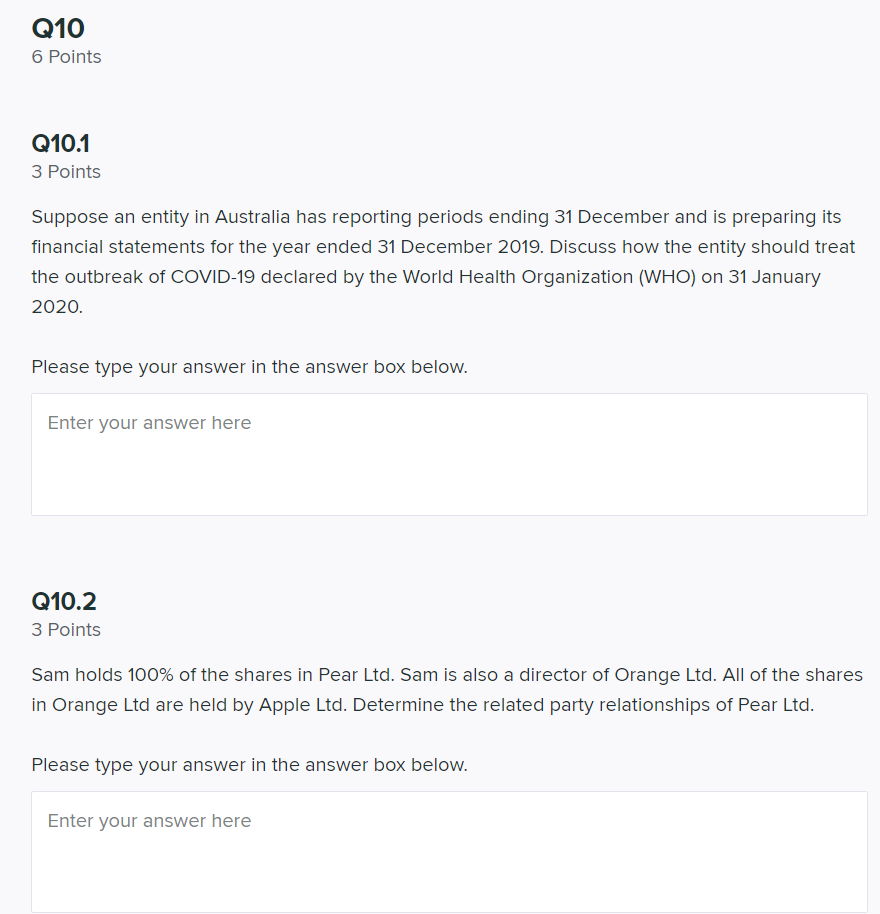 10 6 Points Q10.1 3 Points Suppose an entity in Australia