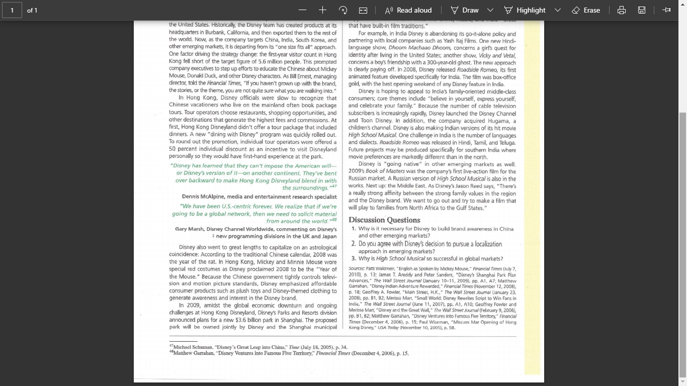 of 1 + A' Read aloud | Draw V Highlight V