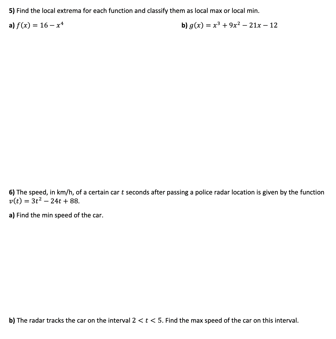 the intervals of increase and decrease for the function f(x). Then sketch