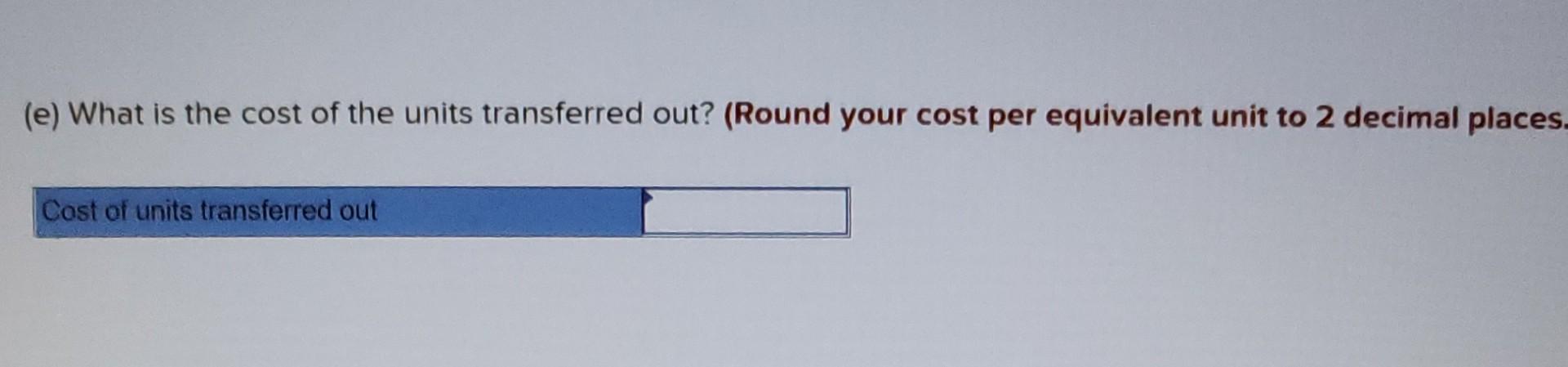 beginning work in process inventory: 9 Materials cost $ 17,346 10 Conversion