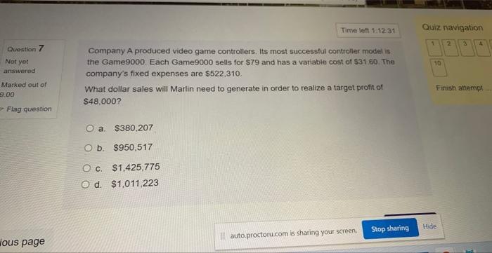  Time left 1.12.31 Quiz navigation 1 2 3 4 Question 7