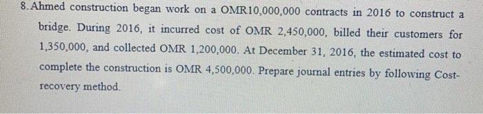 on credit. On June 30, 2019, it made a sales of OMR