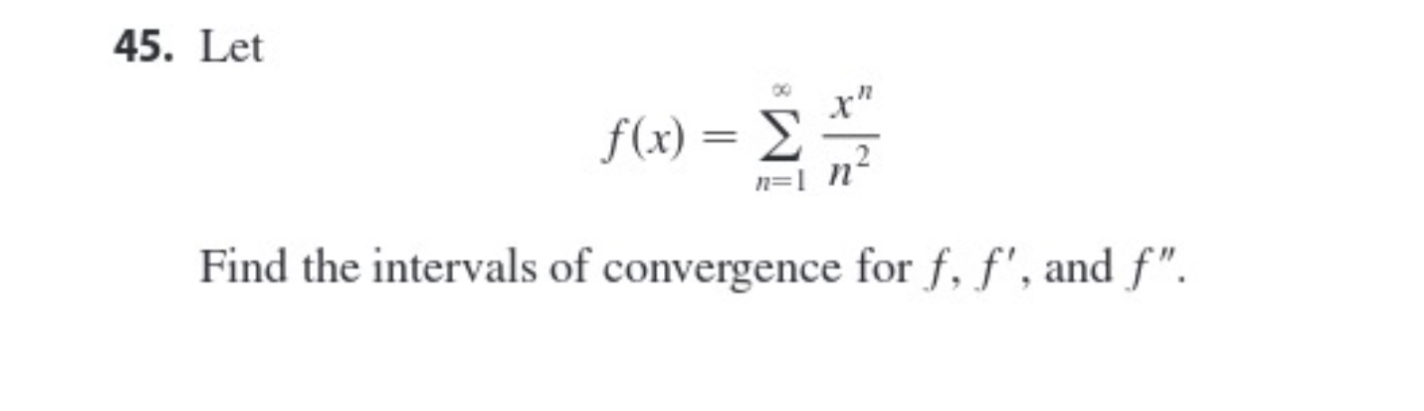 of the series determine the radius of convergence. 2n=1 ncnx"-1? Why? 17.
