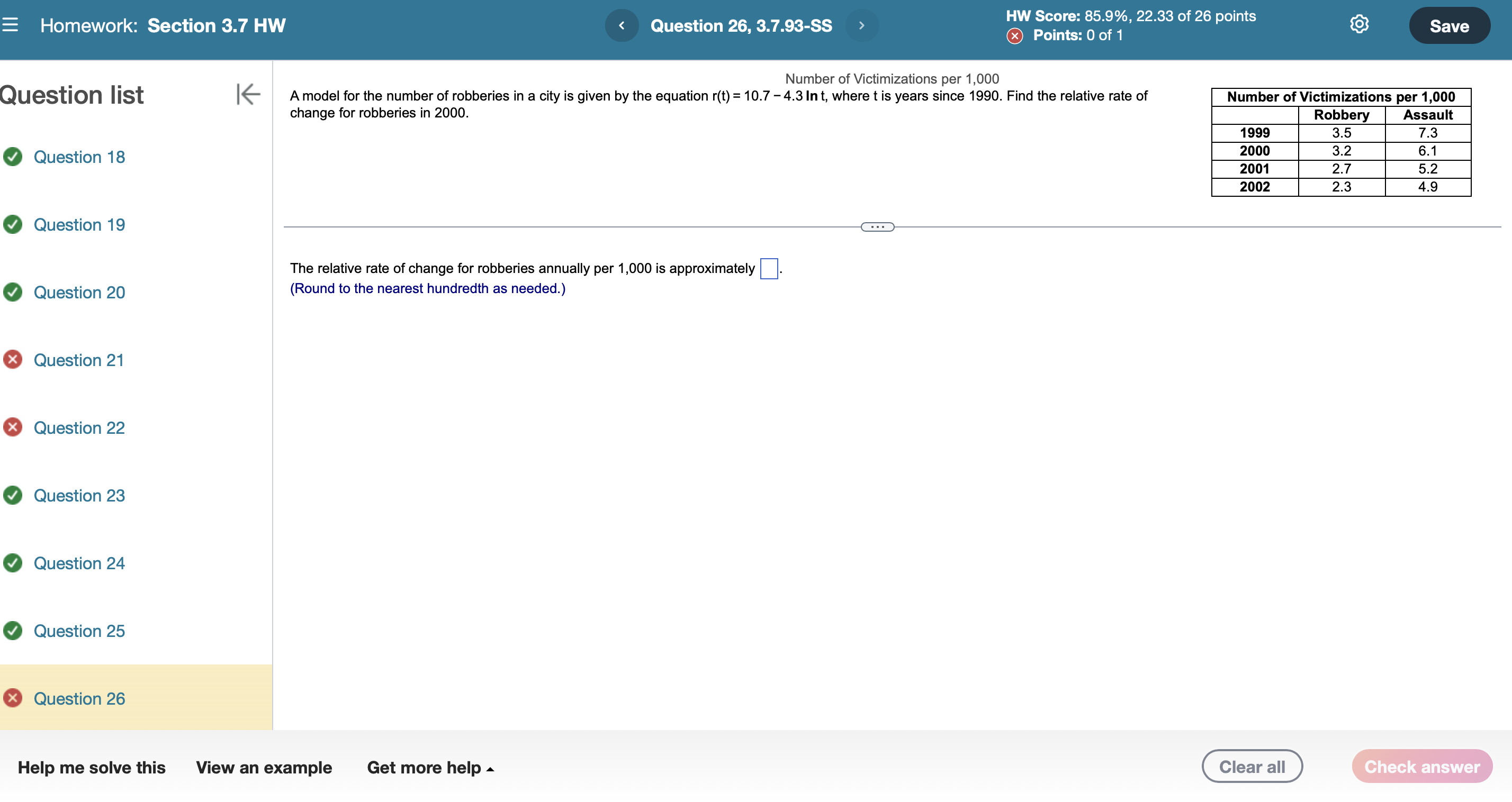 I p+0.001x=30 0 Question 12 (A) Express the demand x as a