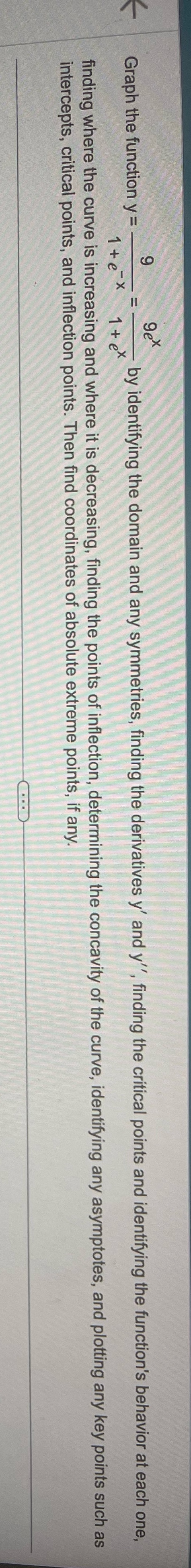  get Graph the function y = - II 1 +ex 1
