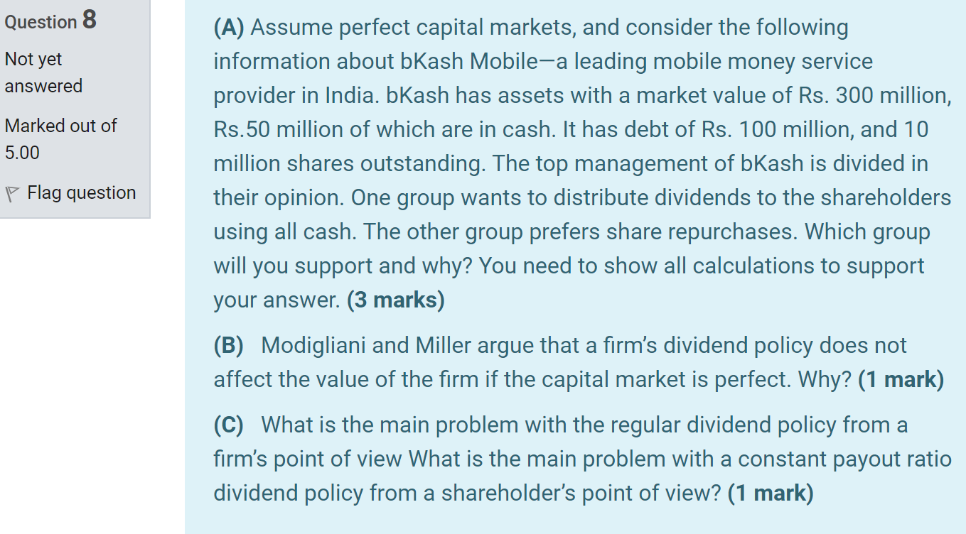  Please help me to solve this question! Question 8 Not yet