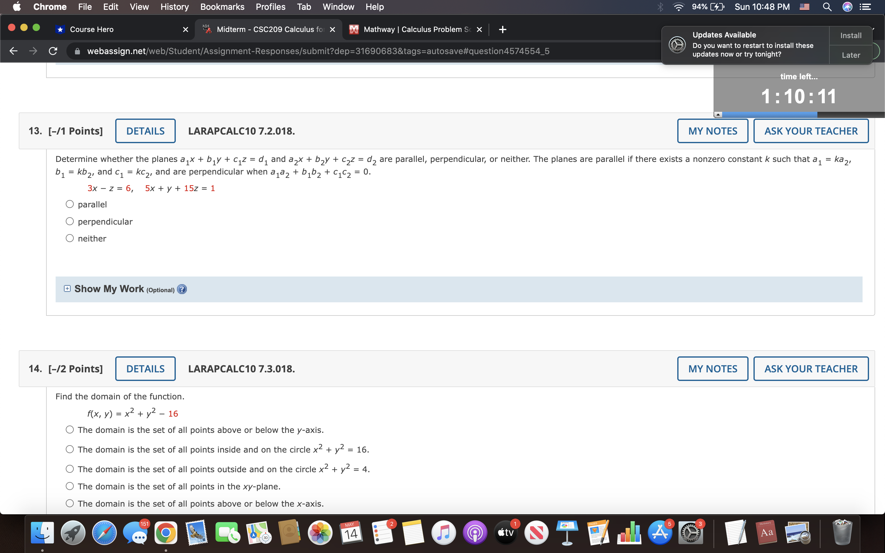 Chrome File Edit View History Bookmarks Profiles Tab Window Help 94%