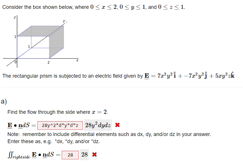 is subjected to an electric field given by E a) Find the