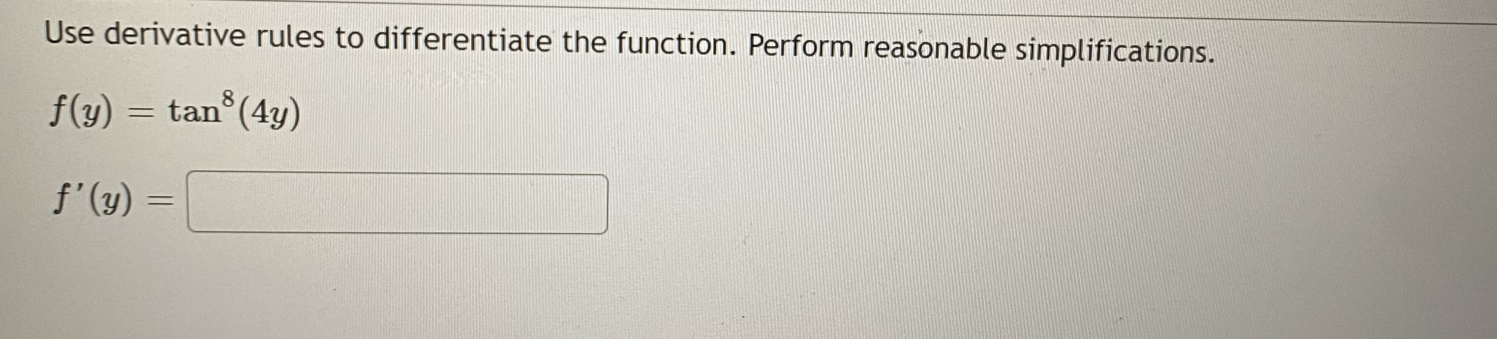 sin(9x) h' (x) =