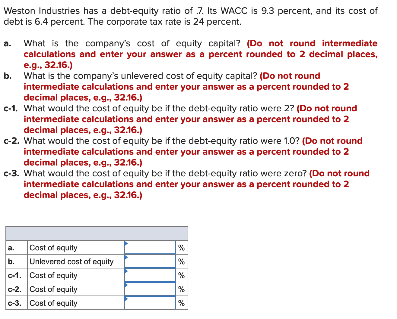 6.4 percent. The corporate tax rate is 24 percent. c-1. c-2. c-3.