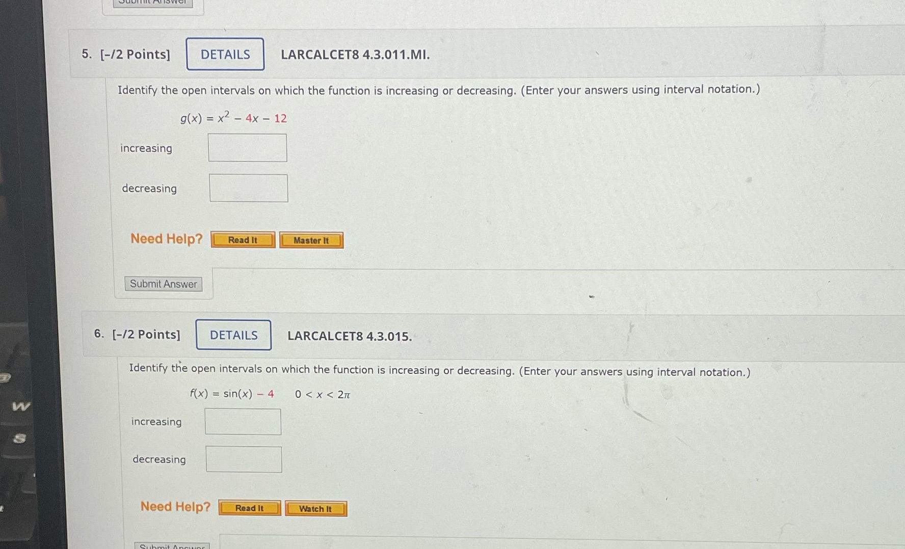 This is calculus question if you answer the question with the