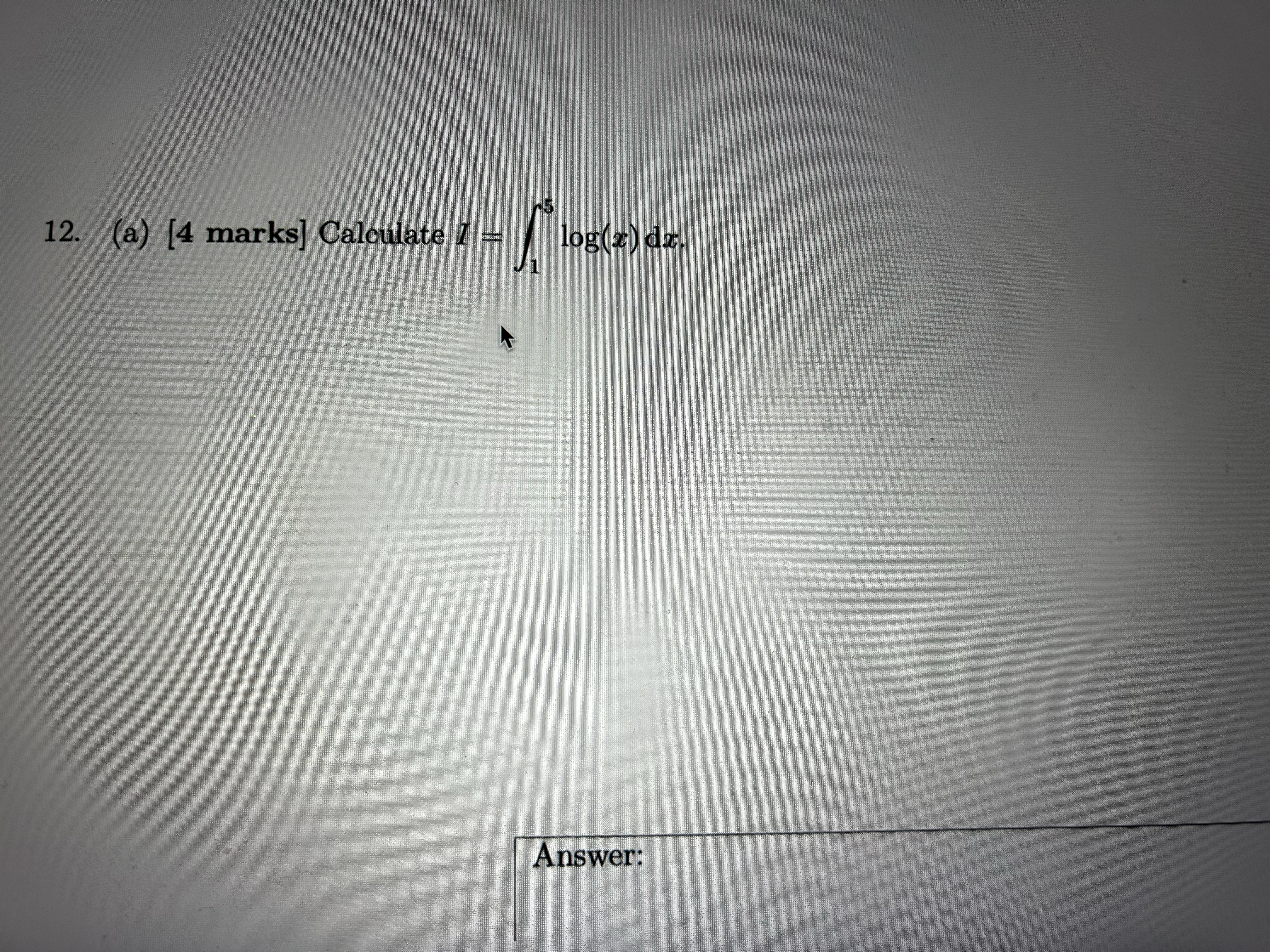 carefully. A newer.Answer: (b) [4 marks] Let T denote the trapezoidal-rule approximation