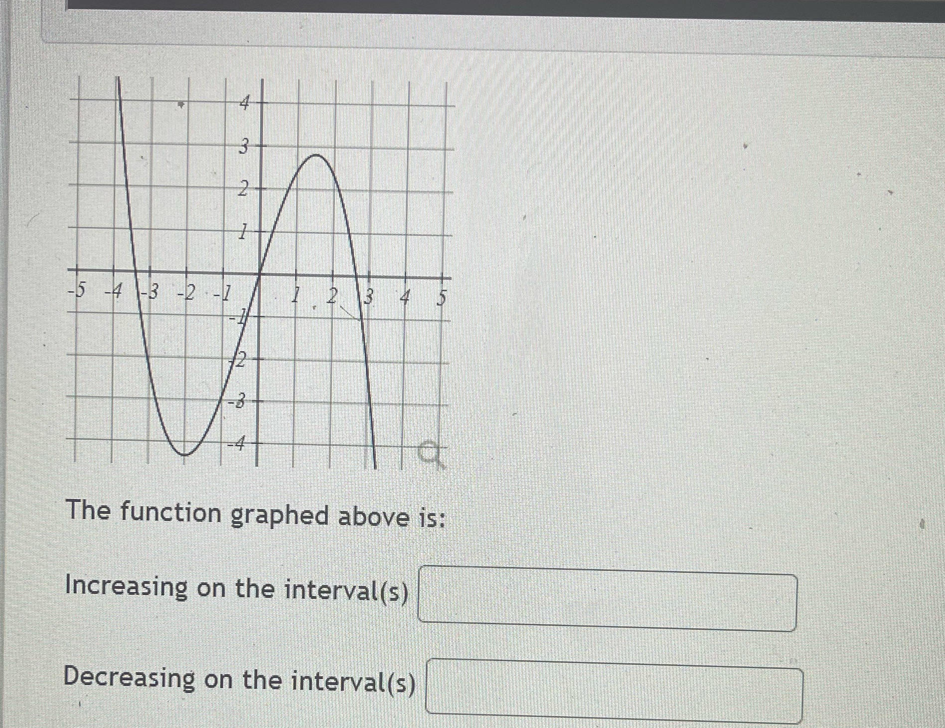 Precalculus 2 5 -4 -3 -2 -1 1. 2 13 5