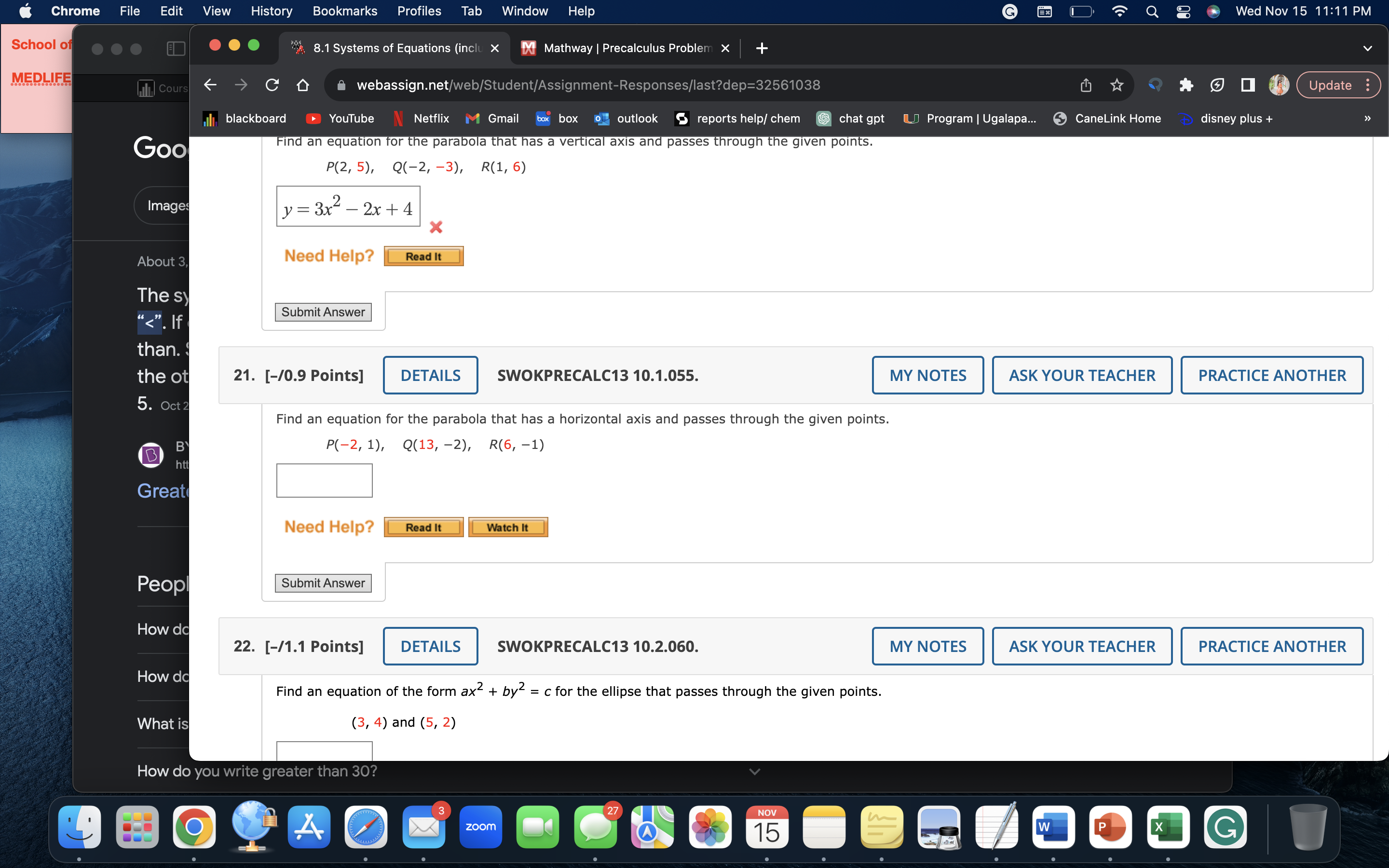 Q 8 Wed Nov 15 11:11 PM School of A 8.1 Systems