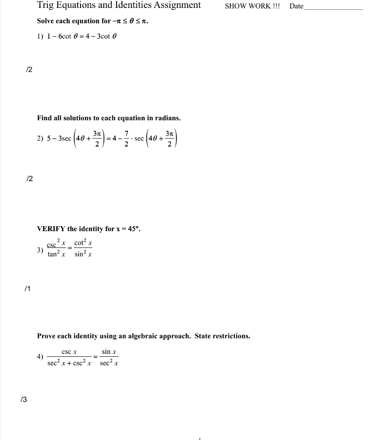 I need some assistance on the math question shown. Please WRITE