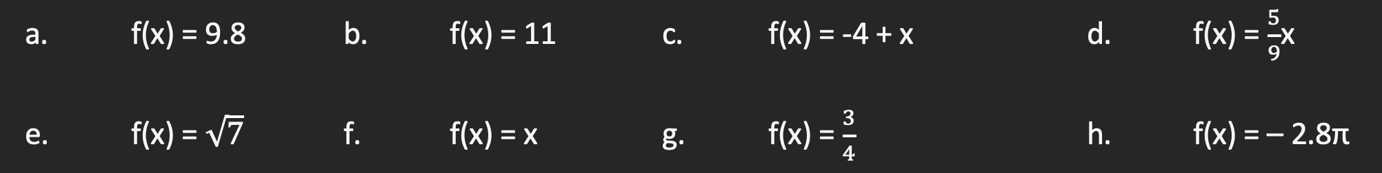 derivative of f(x) = (2x - 1)2. Hint: expand the binomial first.b)