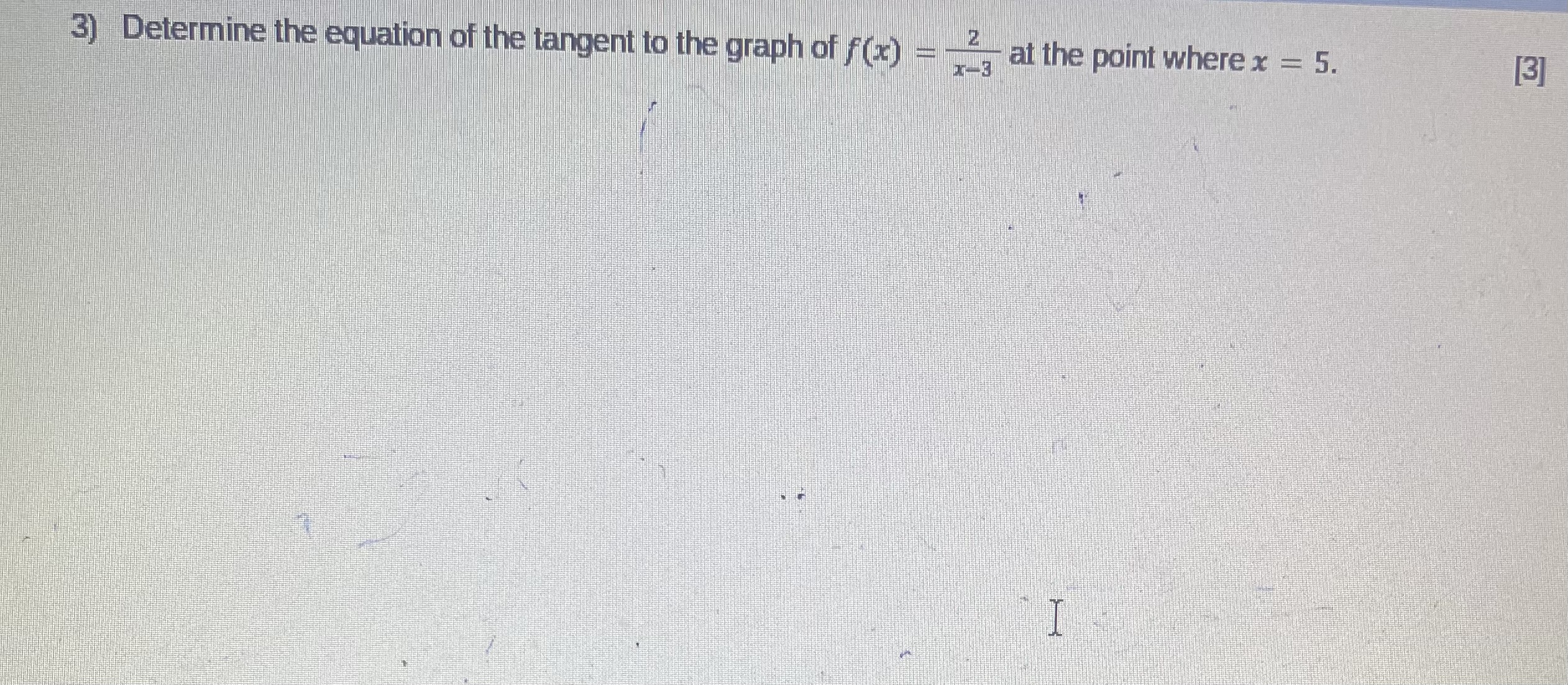 1) Determine the value of the following limits given the graph of