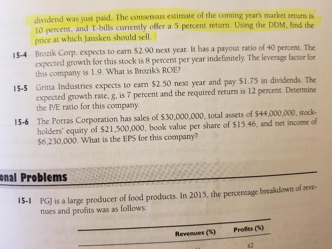 hello I need help solving these problms. 15-1. 15-2. 15-3. Step