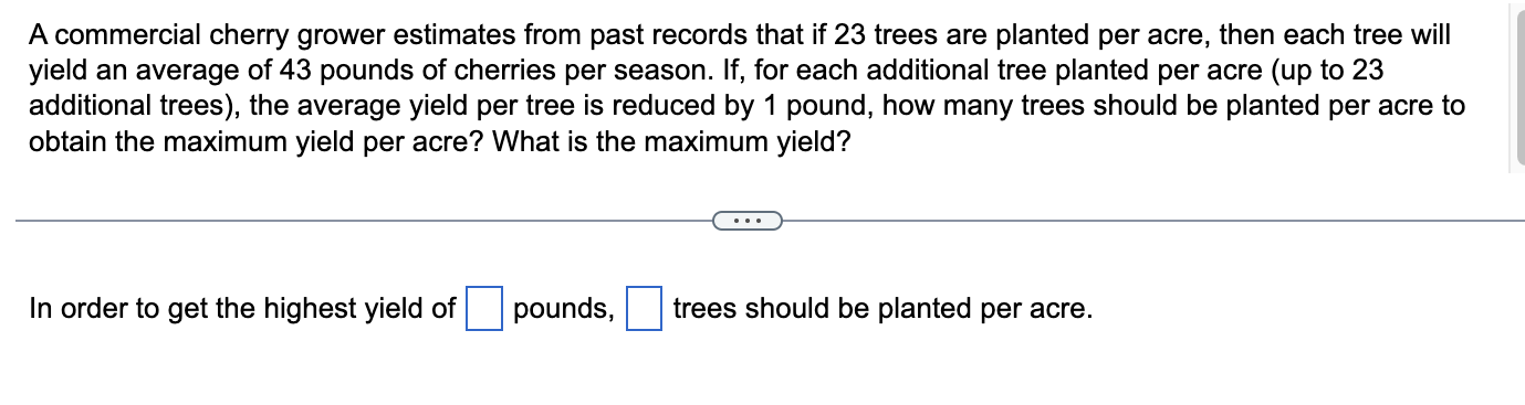 has the minimum perimeter. The dimensions of this rectangle are D ft.