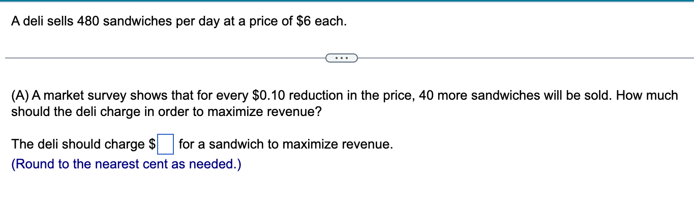 revenue. (B) Find the maximum profit, the production level that will realize