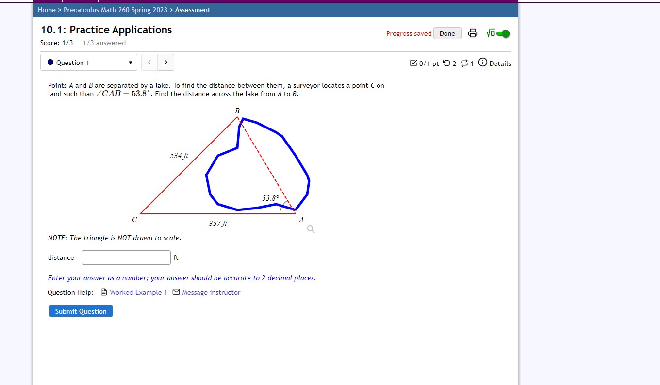 Home > Precalculus Math 260 Spring 2023 > Assessment 10.1: Practice