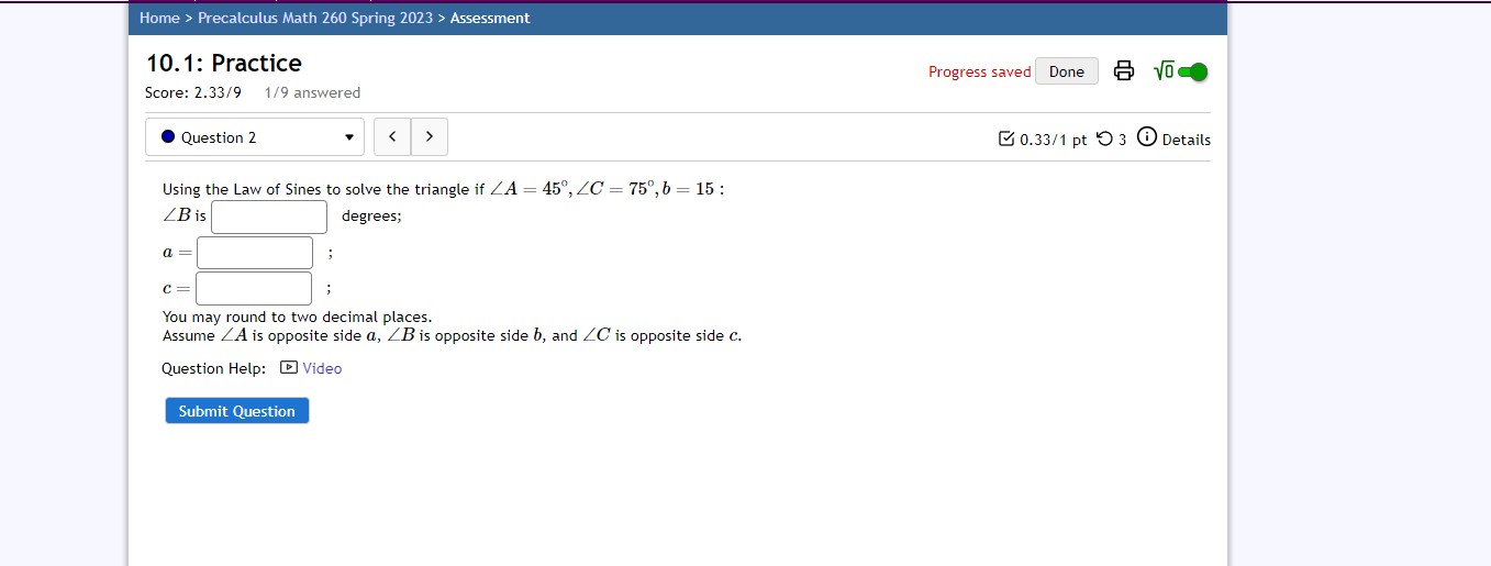 = dsin B > Sin A Sin6 4 alp b Doing the