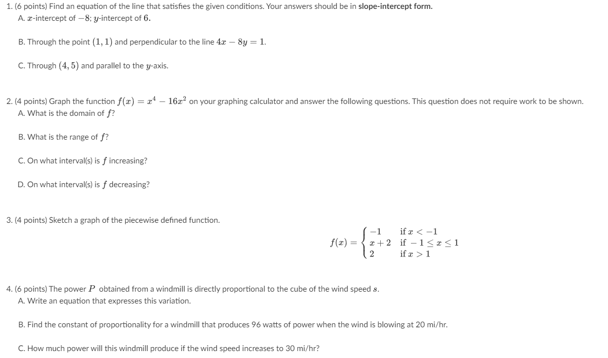 ground t seconds later will be h = 276 + 32t -