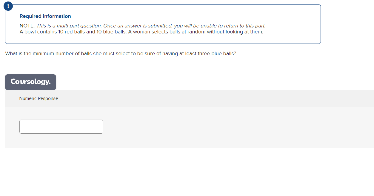 man takes socks out at random in the dark. Select the least
