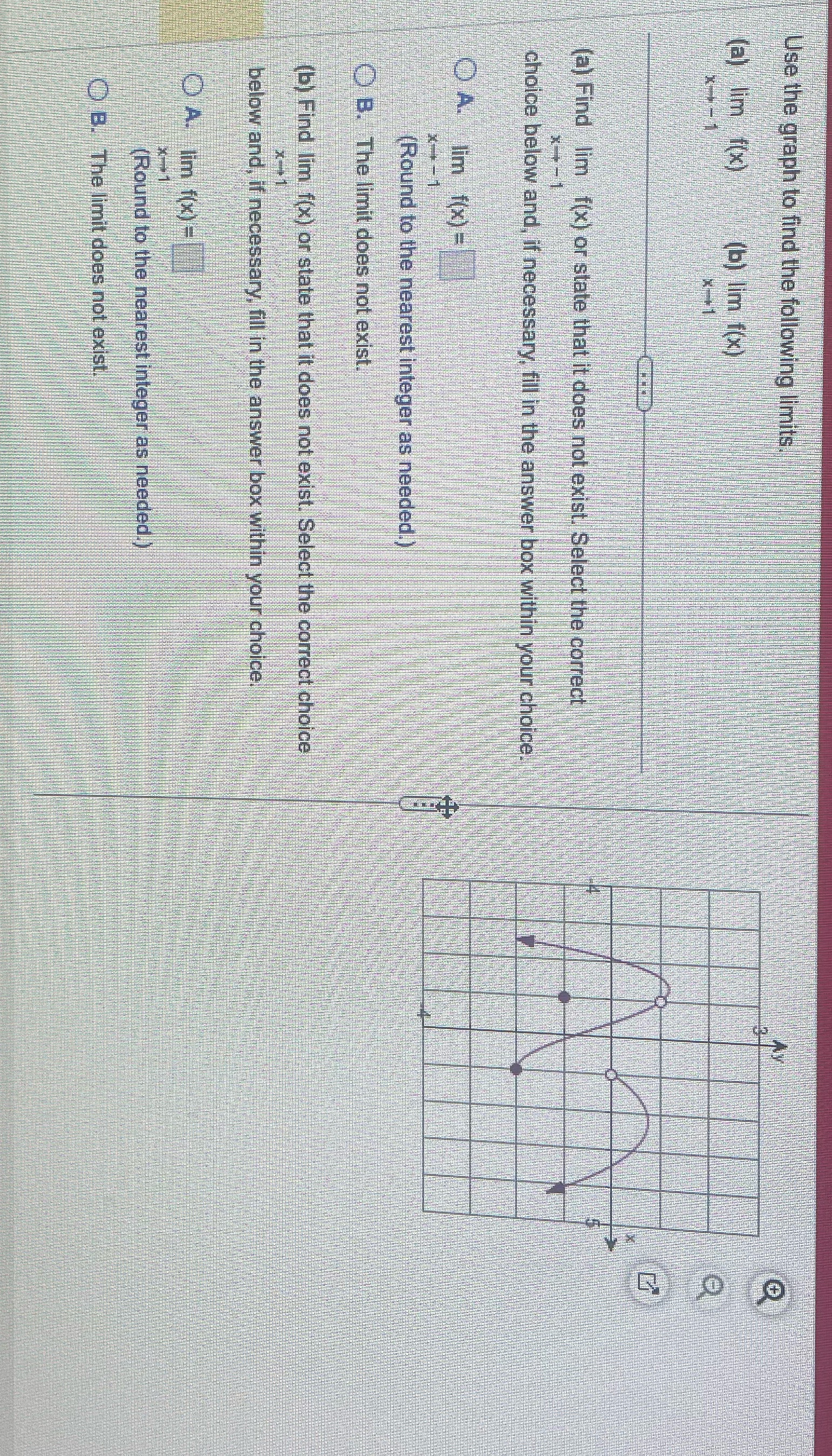 following limits (a) lim fix) (b) lim f(xx) (a) Find lim f(x)