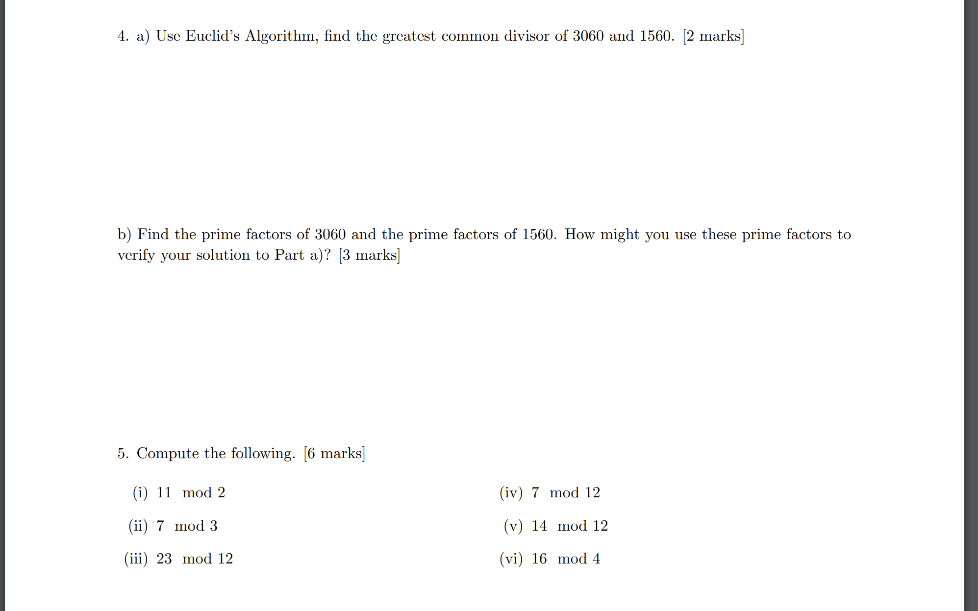 a 111111 b) 12130 C 26110 Page 1 of 34. a) Use