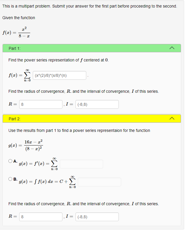 part before proceeding to the second. Given the function 32-2 f(I) =