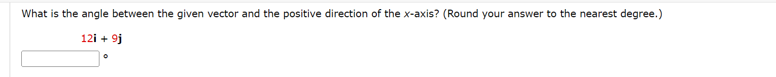 (3, 6, 2) but has length 4. What is the angle between