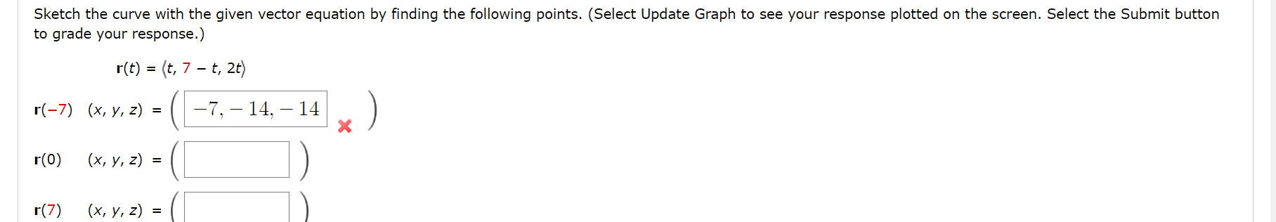 Sketch the curve with the given vector equation by finding the following